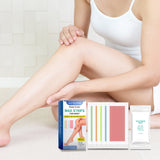 Waxed Hair Removal Paper, Body Arm Underarm Leg Gentle Non-Irritating Quick Smooth Hair Removal Patch