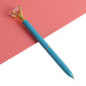 21Color Kawaii Ballpoint Pen Big Gem Metal Ball Pen With Large Diamond Blue And Black Magical Pen Fashion School Office Supplies - V.I.P Digital Presence