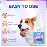 Cat Dry Shampoo Bubbles Pet No-Rinse Deodorizing and Fragrant Teddy No-Wash - V.I.P Digital Presence