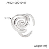 Titanium Steel Spiral Shape Ring - V.I.P Digital Presence