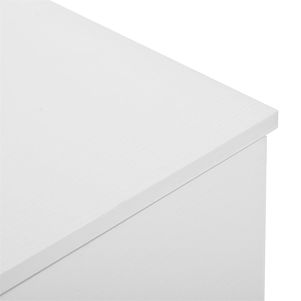 Modern White 9-Drawer Dresser for Bedroom - Ample Storage Wide Chest of Drawers, Sturdy & Safe - V.I.P Digital Presence