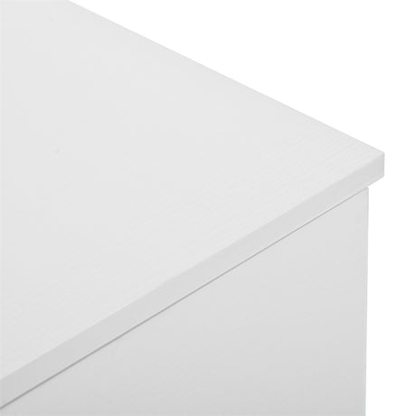 Modern White 9-Drawer Dresser for Bedroom - Ample Storage Wide Chest of Drawers, Sturdy & Safe - V.I.P Digital Presence