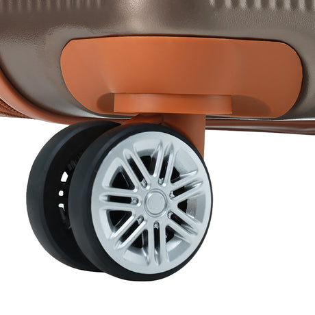 Hardshell Luggage Sets 3 Piece Carry-on Suitcase Double Spinner Wheels with TSA Lock for Men Women, Coppery (20in) - V.I.P Digital Presence