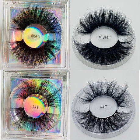 Fluffy Eyelashes 8D 25mm Mink Eyelashes 27mm Long Thick Net Red False Eyelashes - V.I.P Digital Presence