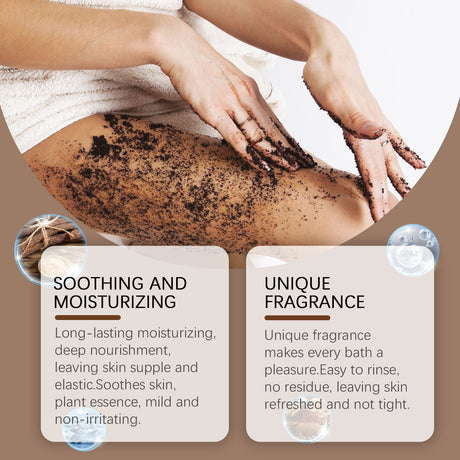 Coffee Body Scrub Gently Cleanses Skin, Exfoliates, Moisturizes And Refreshes Skin - V.I.P Digital Presence