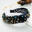 Exaggerated Fashion Hair Bands Female Corduroy Temperament Sweet Hair Ornaments Wide Side Knotted With Diamonds Headband - V.I.P Digital Presence