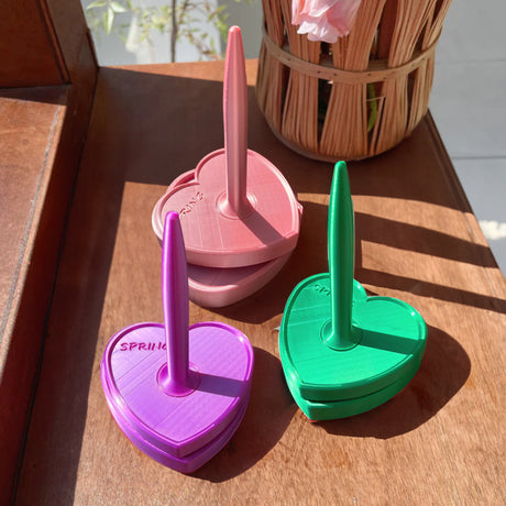 Vertical Shiny-Design Yarn Spinners and Holders: Rotary Plastic Tools for Textile Wool, Agri Wool, and Knitting Enthusiasts - V.I.P Digital Presence