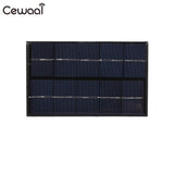 Cewaal USB Solar Panel 5W 5V Polysilicon USB Port Fast Charger Mobile Phone Portable Solar Generator - V.I.P Digital Presence