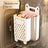 Dirty clothes basket, storage basket, foldable household wall hanging, dirty clothes bucket, laundry basket, shower, bathroom, a - V.I.P Digital Presence