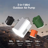 Mini Electric Pump for Inflating/Deflating Air Mattresses & Swimming Rings, Portable for Camping - V.I.P Digital Presence