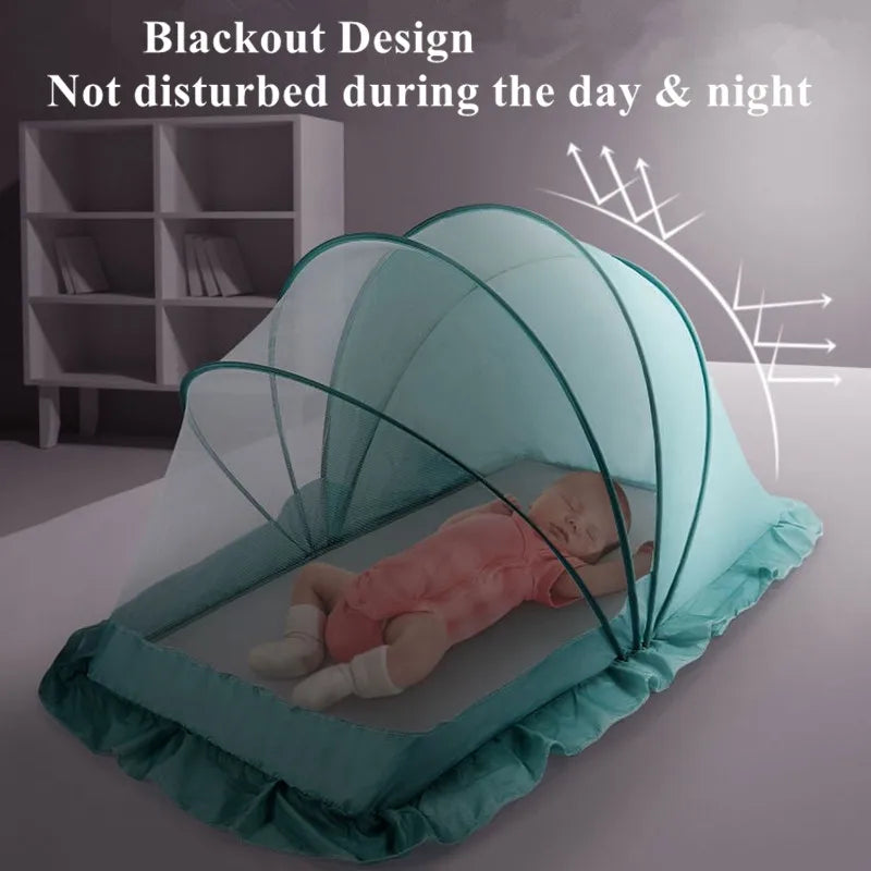 Crib Mosquito Net Encrypted Children Yurt Free Installation Portable Foldable Cribs Tent Cradle Bed Sleeping Pad москитная сетка - V.I.P Digital Presence