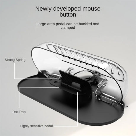 Catch Mice Mouse Artifact Transparent Upper Cover Increase Thickening Highly Sensitive Ully Automatic Large Space Design - V.I.P Digital Presence