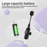 K35D Wireless Microphone 3.5mm Collar style Teacher Classroom Bee Amplifier Extended Video Receiver - V.I.P Digital Presence