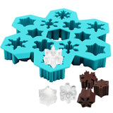 1 PCS Christmas Ice Molds Chocolate Snowflake Cookie Gummies Gummy Silicone Soap Biscuit - V.I.P Digital Presence