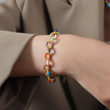 Premium and niche drip oil titanium steel bracelet - V.I.P Digital Presence