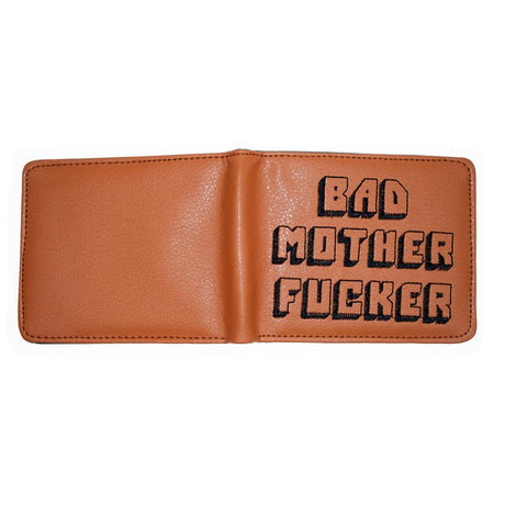Pulp Fiction Jules Wallet with zipper Coin Pocket Bad Mother Letters Boys Wallet Card Holder Vintage Gift Purse - V.I.P Digital Presence