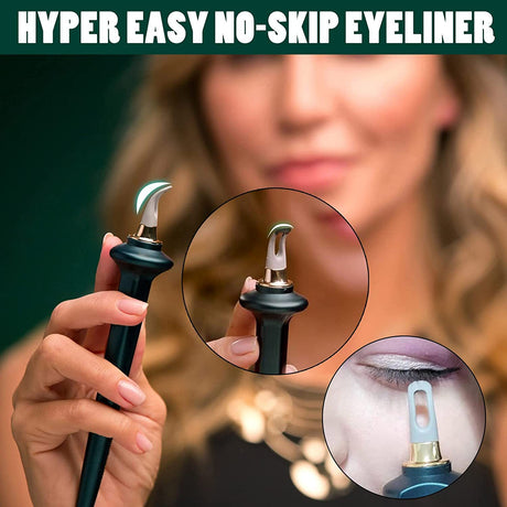 New Silicone Eyeliner Hyper Easy No-Skip Eyeliner 3D Eyeliner Silicone Brush Pen - V.I.P Digital Presence