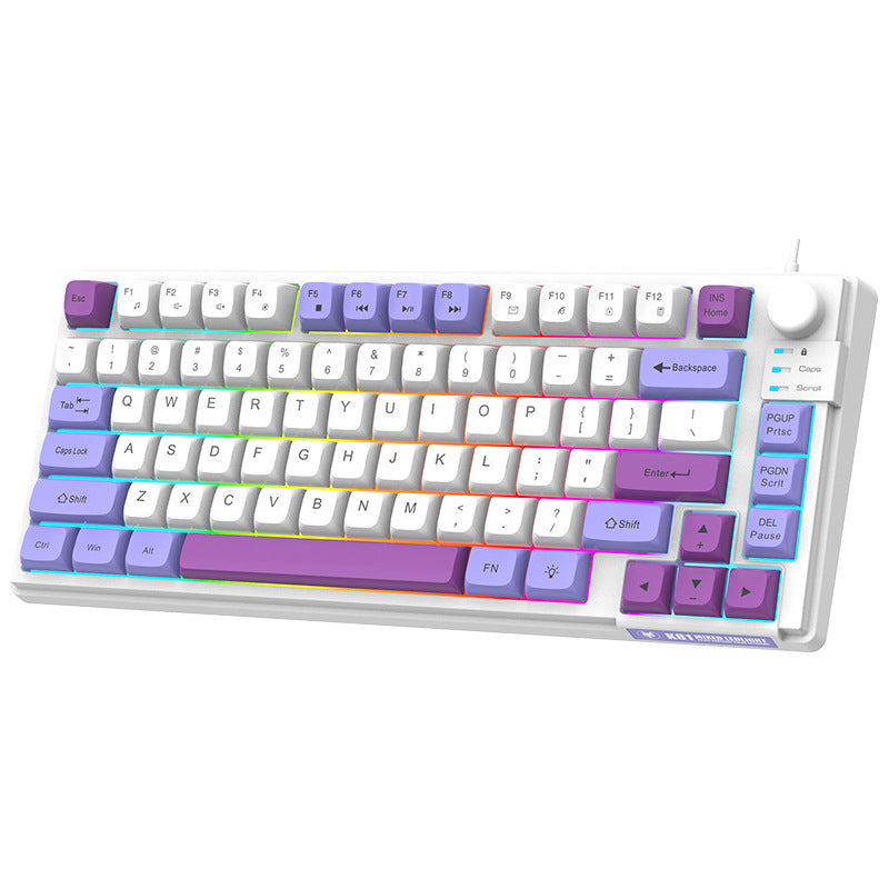 K81 gaming wired keyboard MDA ball cap three tone luminous desktop laptop - V.I.P Digital Presence