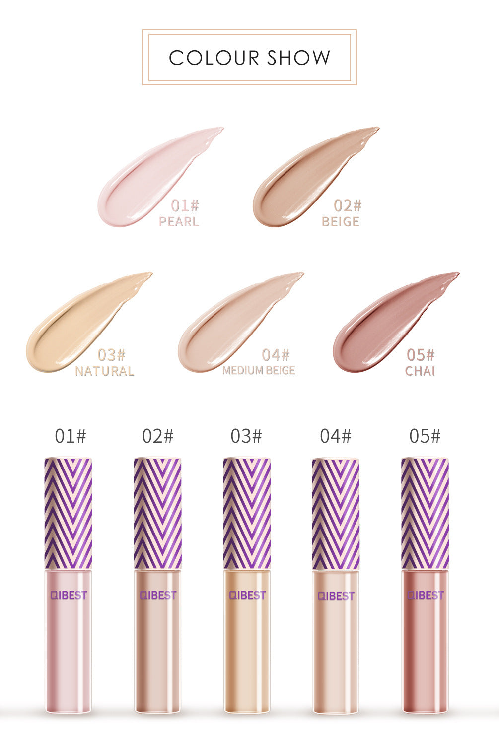 QIBEST Concealer Concealer Spots and Acne Marks Lighten Dark Circles Lips Primer - V.I.P Digital Presence