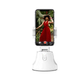 Palo selfie portátil todo en uno con disparo inteligente automático, rotación de 360°, seguimiento facial automático, seguimiento de objetos, soporte para teléfono con cámara para vlogs 