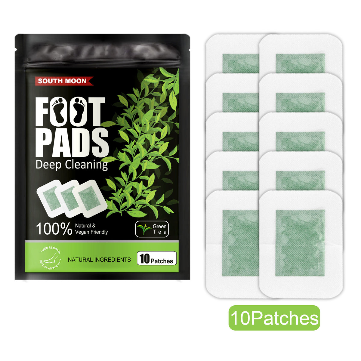 Plant-Based Foot Strips Remove Moisture To Help Sleep Relieve Stress Body Foot Massage Treatment Strips