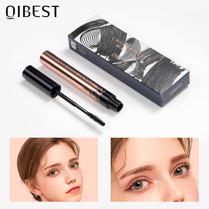 QIBEST Mascara Natural Slender Curling Waterproof Anti-Sweat Mascara Magic Thick And Long Without Blooming - V.I.P Digital Presence