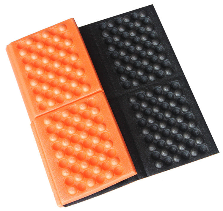 Cojín portátil para exteriores, plegable, para comedero de huevos, pequeño, de espuma de 6 pliegues, para camping, tapete de picnic XPE, impermeable y a prueba de humedad. 