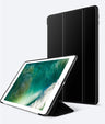 Funda para iPad 9.7 pulgadas 2017 2018 con base de silicona suave y funda inteligente de cuero PU con función de suspensión automática.