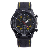 Rubber Fashion Sports Men's Watch Car Line Strap Silicone Student Watch - V.I.P Digital Presence