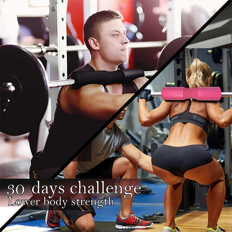 Strength Squat Pad Comfortable Barbell Sponge for Hip Squats and Lunges Blue barbell cushion - V.I.P Digital Presence