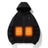 European and American zipper cardigan heating hoodie intelligent hooded five zone heating jacket outdoor warm electric clothing for men - V.I.P Digital Presence