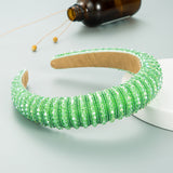 Hair Hoop Hand-woven Beaded Head Hoop Female Baroque Sponge Hair Bundle Korean Face Wash Hair Accessories - V.I.P Digital Presence