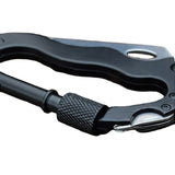 5 in 1 Outdoor Multi Function Mountaineering Buckle Fast Hanging Buckle Cross Screwdriver Carabiner Bottle Opener Wine Opener - V.I.P Digital Presence