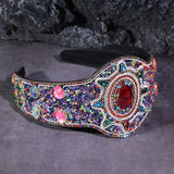 Baroque Palace Style Heavy Industries Full Diamond Hair Hoops Female - V.I.P Digital Presence