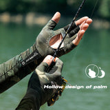 Professional UPF50+ Lure Fishing Gloves Half Finger Sun protection Ice silk Fishing Gloves For Men - V.I.P Digital Presence