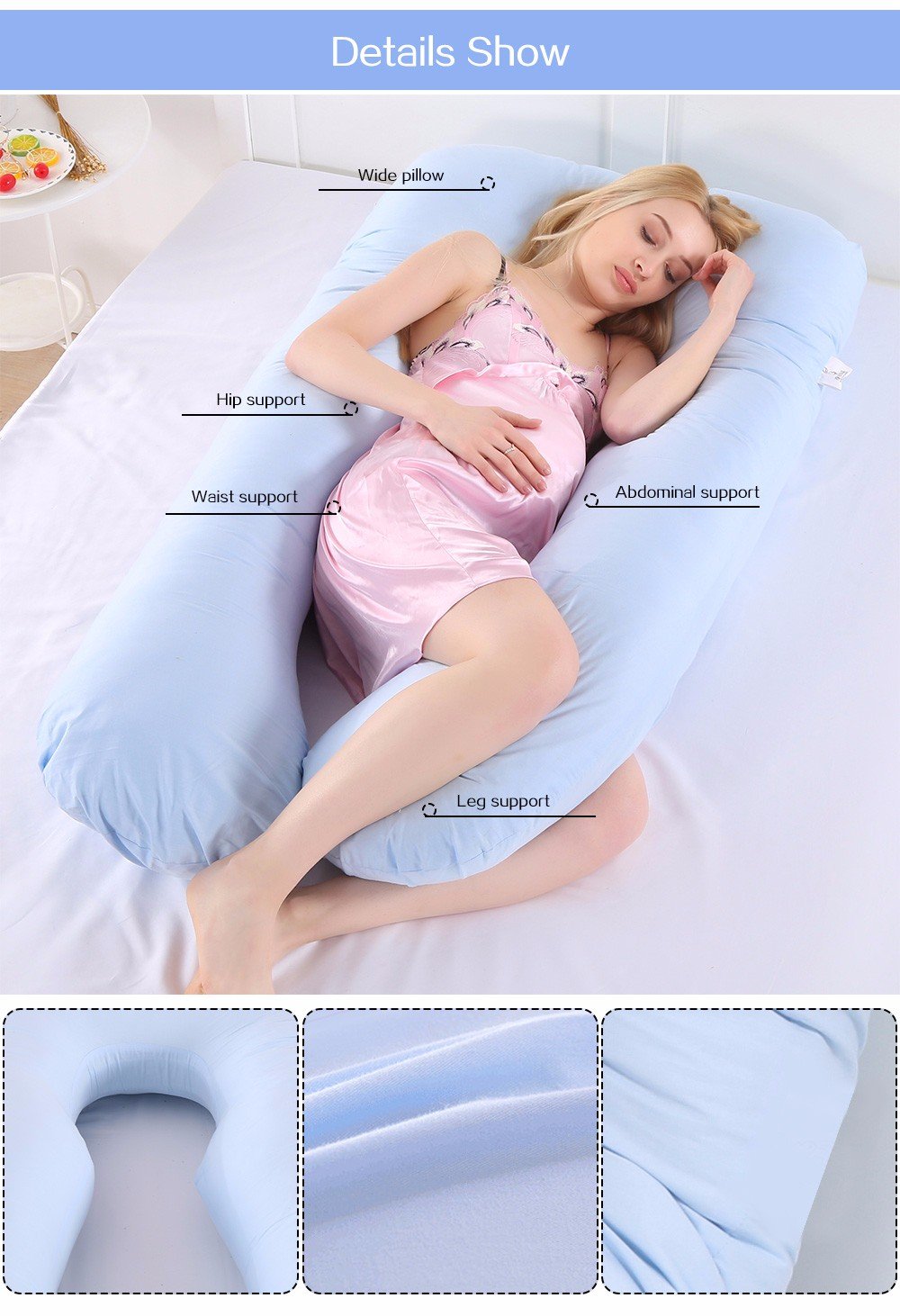Pregnancy Pillow for Side Sleeper Pregnant Women - V.I.P Digital Presence