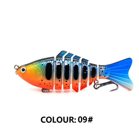 Multi Jointed Fishing Lure Sinking Artificial Wobbler Bait Hard Bait Swimbait 10cm/15.7g Fishing Tackle 7 Sections Crankbait - V.I.P Digital Presence