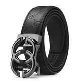 Men's Genuine Leather Alloy Automatic Buckle Versatile Korean Business Casual Fashion Belt - V.I.P Digital Presence