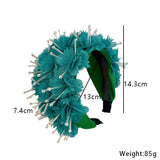 Fashionable design wide edge fabric crystal headband - V.I.P Digital Presence