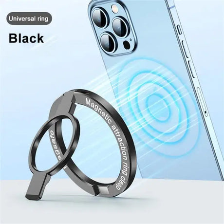 For Phone New Magnetic Ring Holder for 12 13 14 Max Magnet Finger Ring Grip Stand Holder Zinc Alloy Kickstand - V.I.P Digital Presence