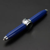 Multi functional rotating luminous flash decompression decompression fingertip rotating metal finger gyroscope ballpoint pen - V.I.P Digital Presence