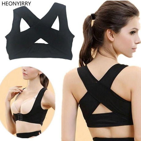 Posture Corrector Adjustable Women Back Support Belt Orthotics Posture Correction Brace Rectify Posture Corset Face Lift Tool - V.I.P Digital Presence