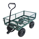 Wagon Cart Garden cart trucks make it easier to transport firewood (green) - V.I.P Digital Presence