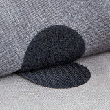 5 Pairs Double-sided Fixed Magic Sticky Self Adhesive Hook Loop Round Pads Craft Tape Bedcloths Sofa Carpet Non-slip Holder