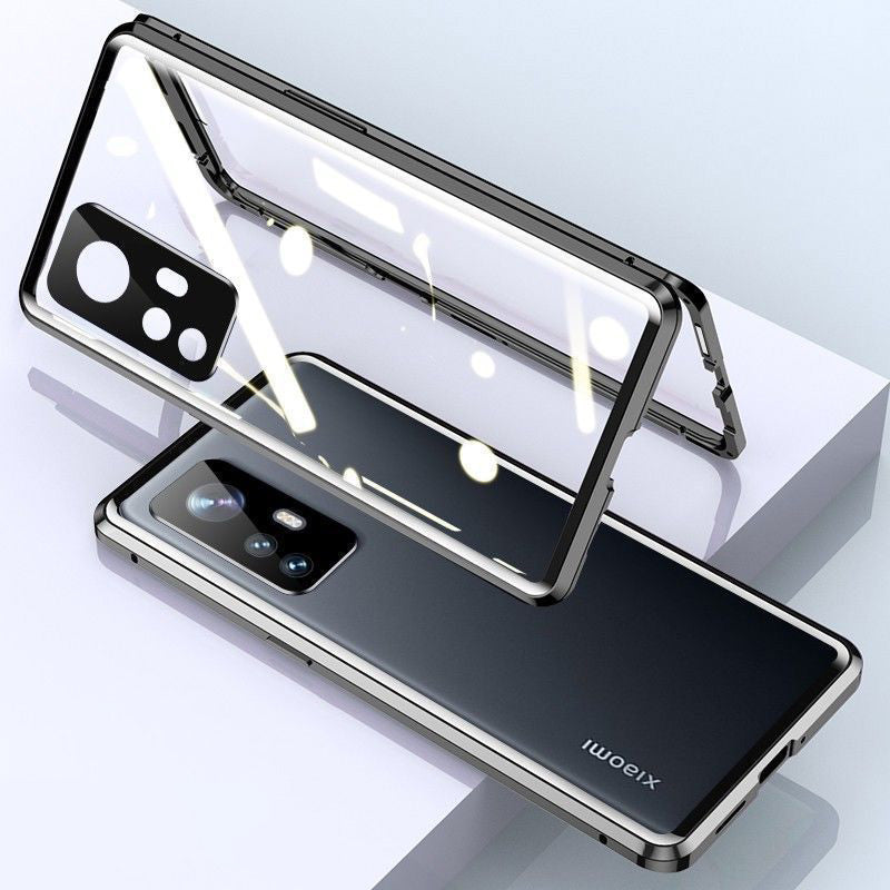 For Xiaomi 12pro Phone Case Magneto 11pro Double Side Glass Goggles Magnetic Suction All-Inclusive Anti-Fall Protective Cover