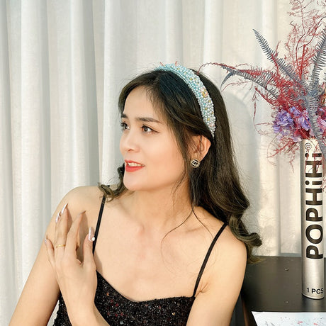 Baroque headband handmade pearl versatile - V.I.P Digital Presence