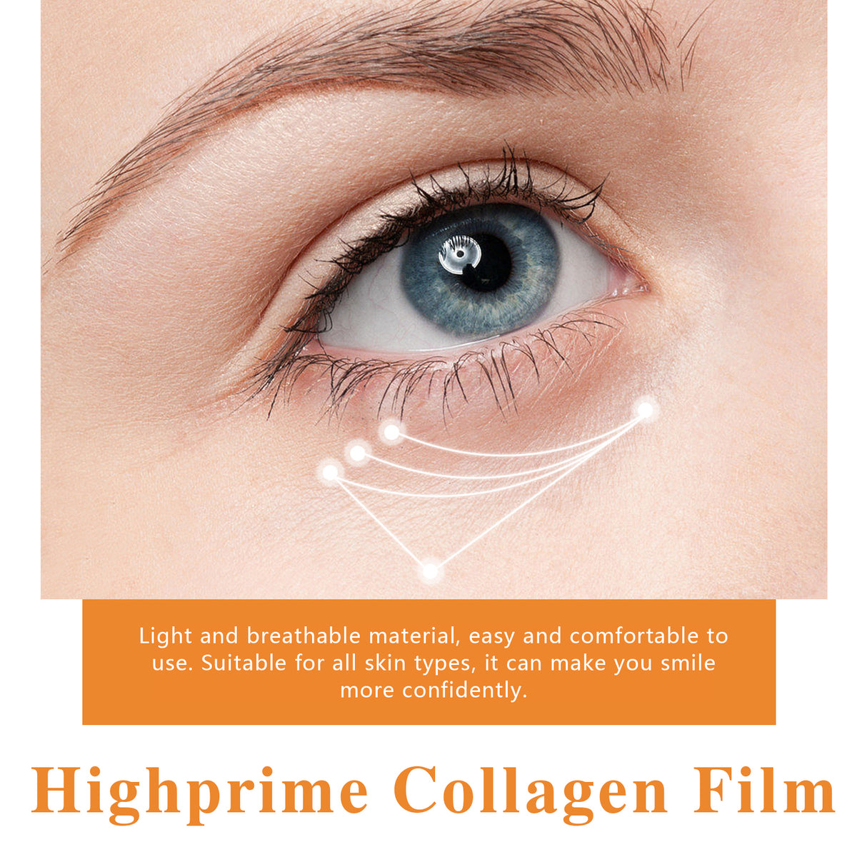 Highprime Collagen Film, Desalination Eye Fine Lines Crow's Feet Deep Black Rim Of The Eye Moist Firming Skin - V.I.P Digital Presence