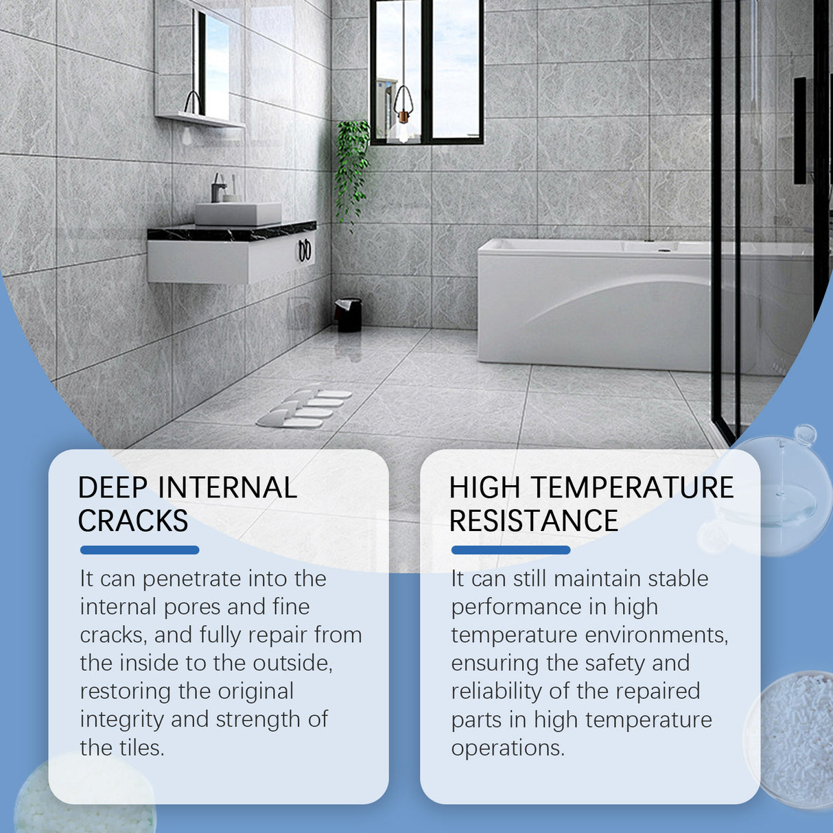 Tile Repair Agent Household Porcelain Ceramic Tile Sink Marble Waterproof Gap Sealant - V.I.P Digital Presence