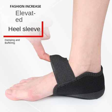 Height-Boosting Heel Protector with Shock Absorption and Pressure Relief, Magic Tape Foot Heel Cover, Silicone Anti-Slip Half-Size Pad - V.I.P Digital Presence