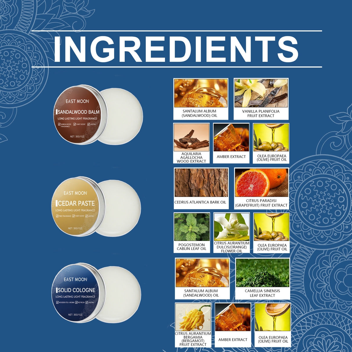 Solid Balm Men's Charm Solid Balm Fresh Natural Long-Lasting Fragrance Balm - V.I.P Digital Presence